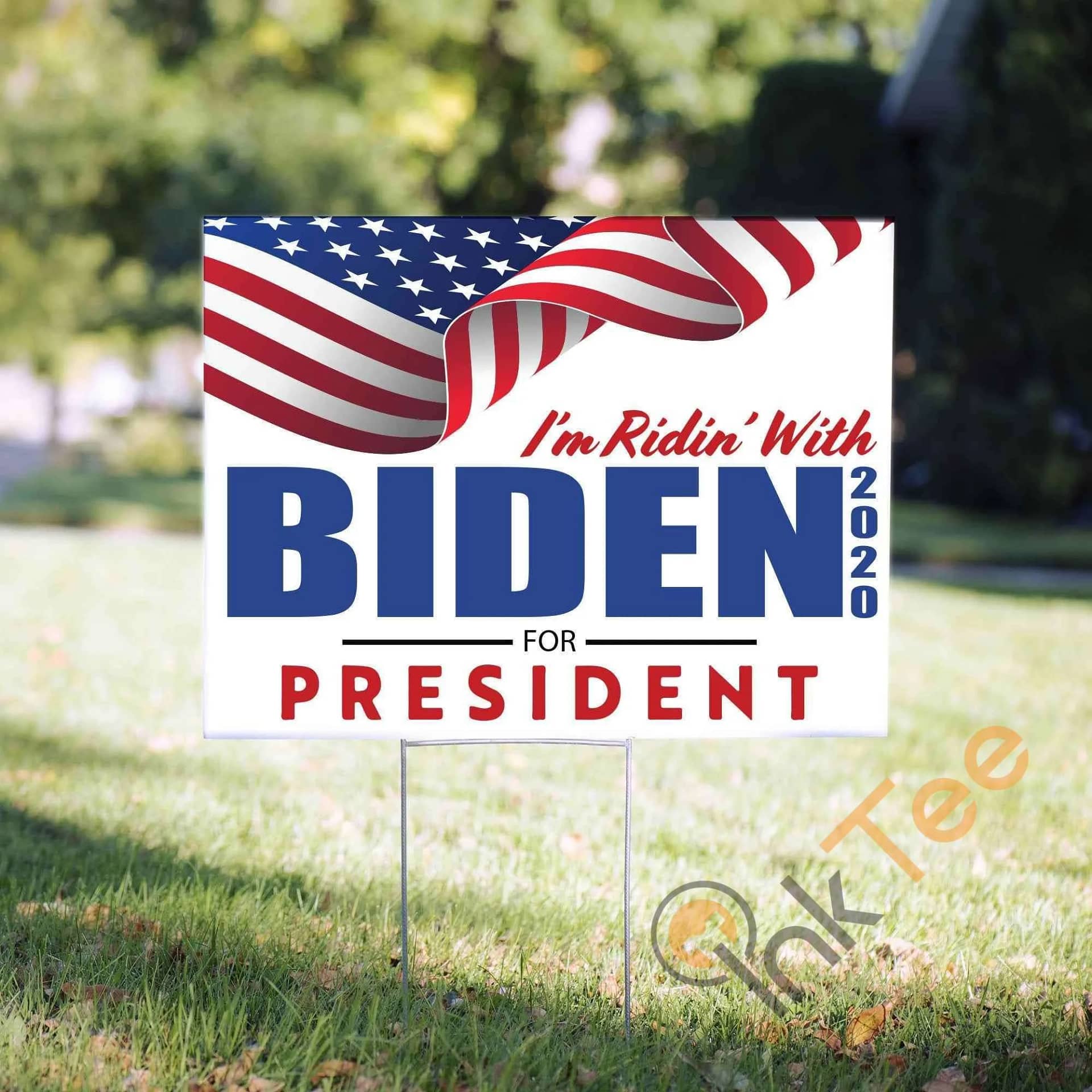 I'm Ridin With Biden  For President Yard Sign