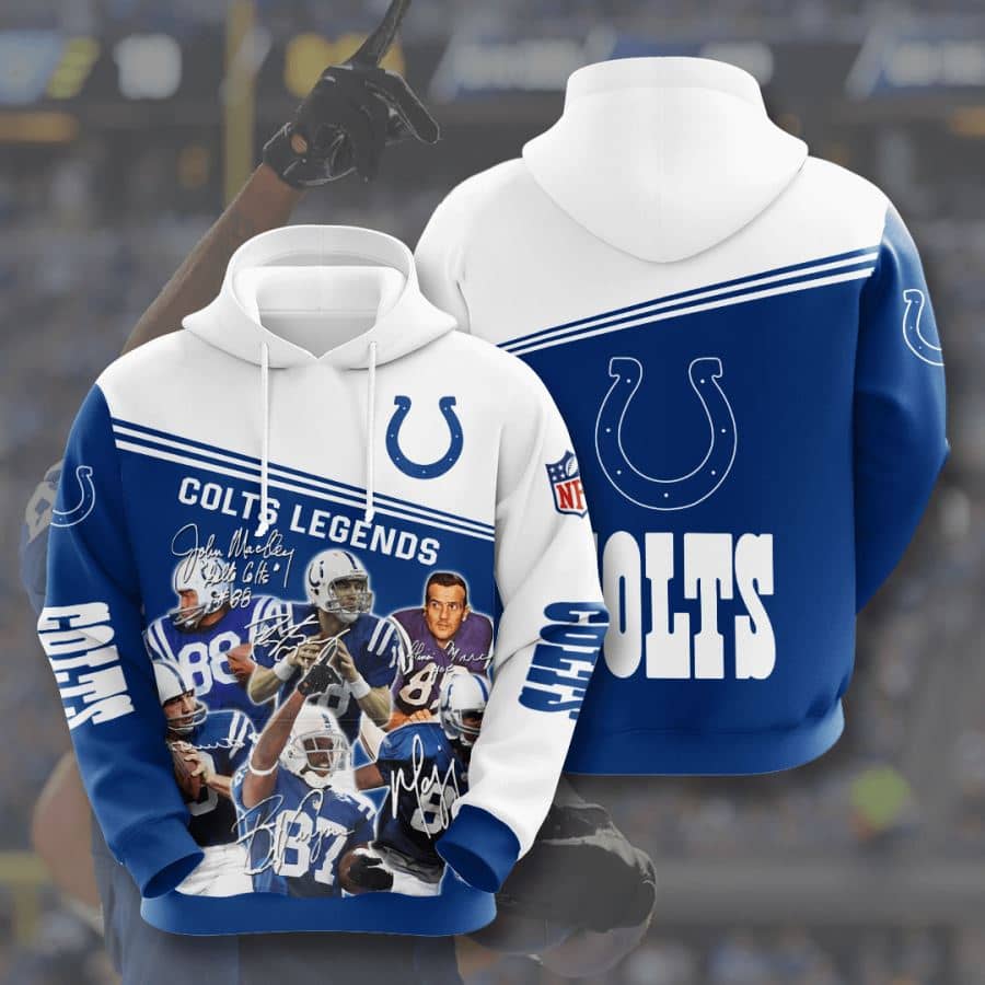 Indianapolis Colts No824 Custom Hoodie 3D