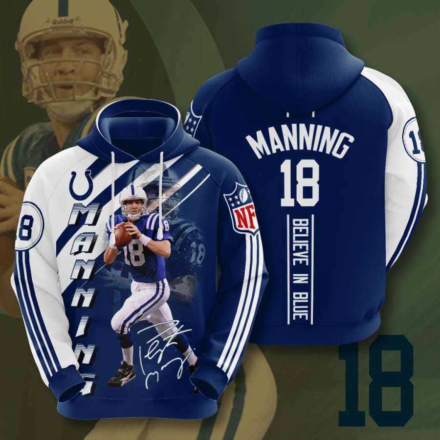 Indianapolis Colts No826 Custom Hoodie 3D