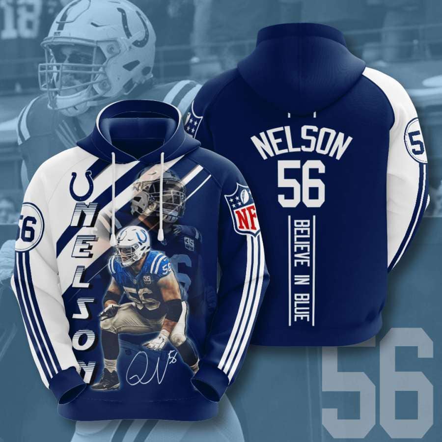 Indianapolis Colts No828 Custom Hoodie 3D
