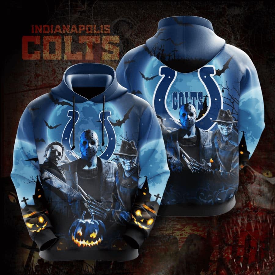 Indianapolis Colts No834 Custom Hoodie 3D