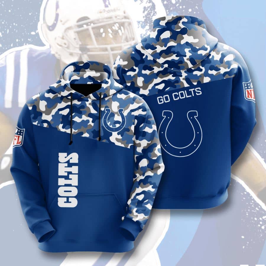 Indianapolis Colts No835 Custom Hoodie 3D