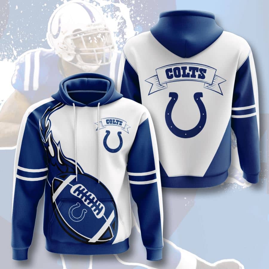 Indianapolis Colts No836 Custom Hoodie 3D