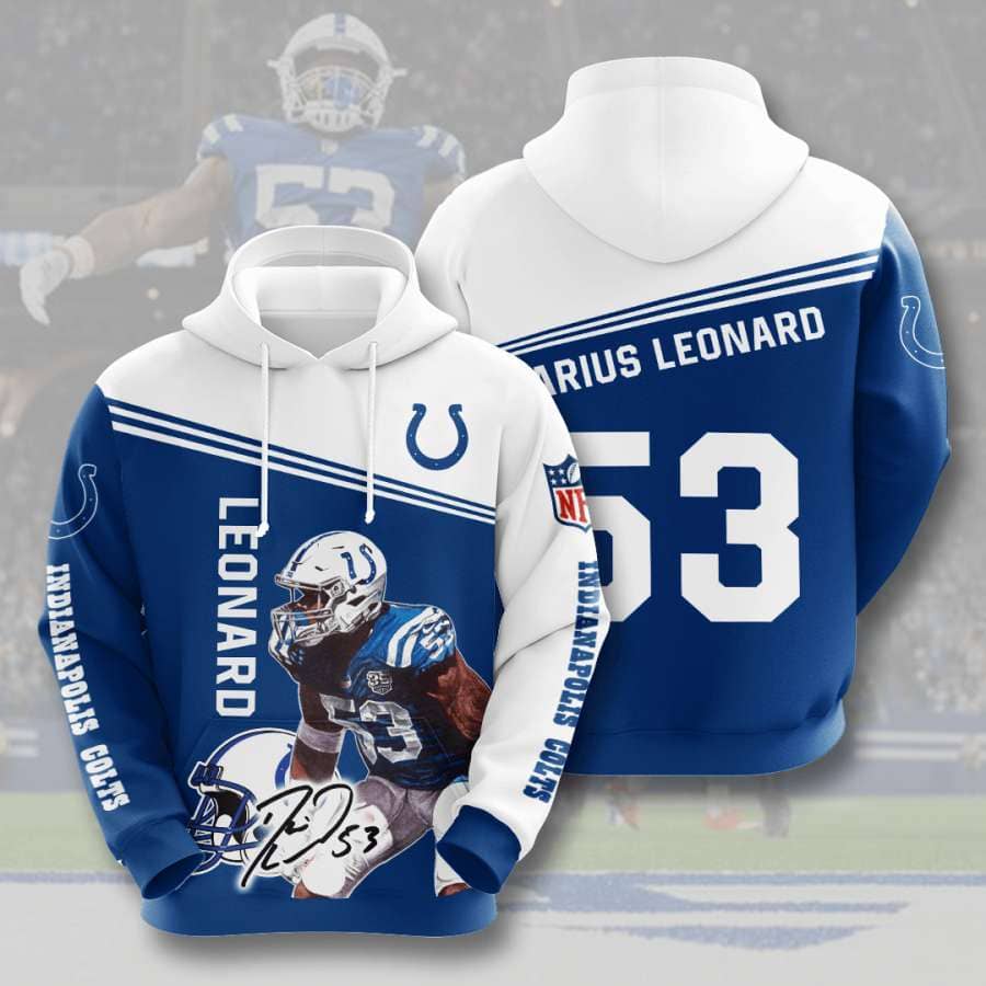 Indianapolis Colts No841 Custom Hoodie 3D