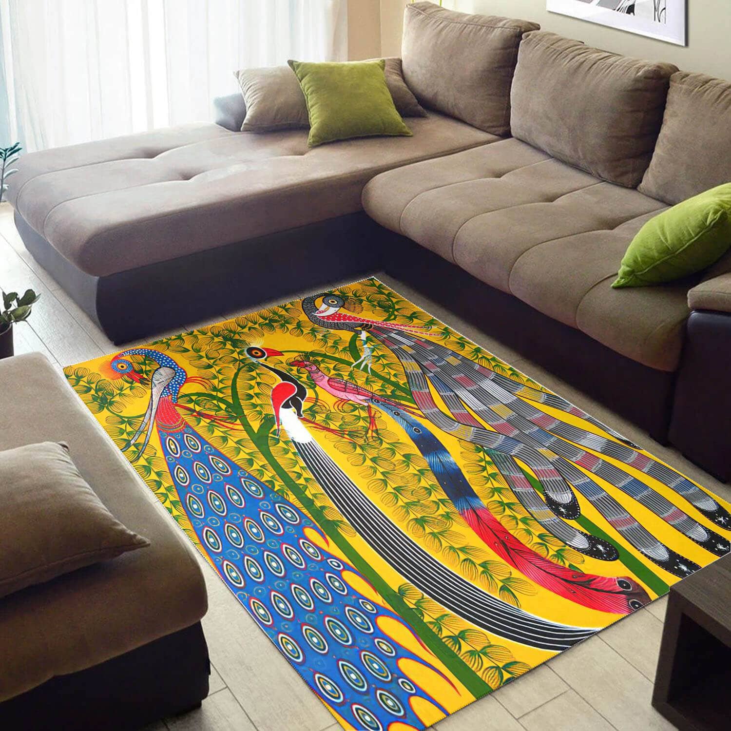 Inspired African American Amazing Themed Safari Animals Carpet Home Rug