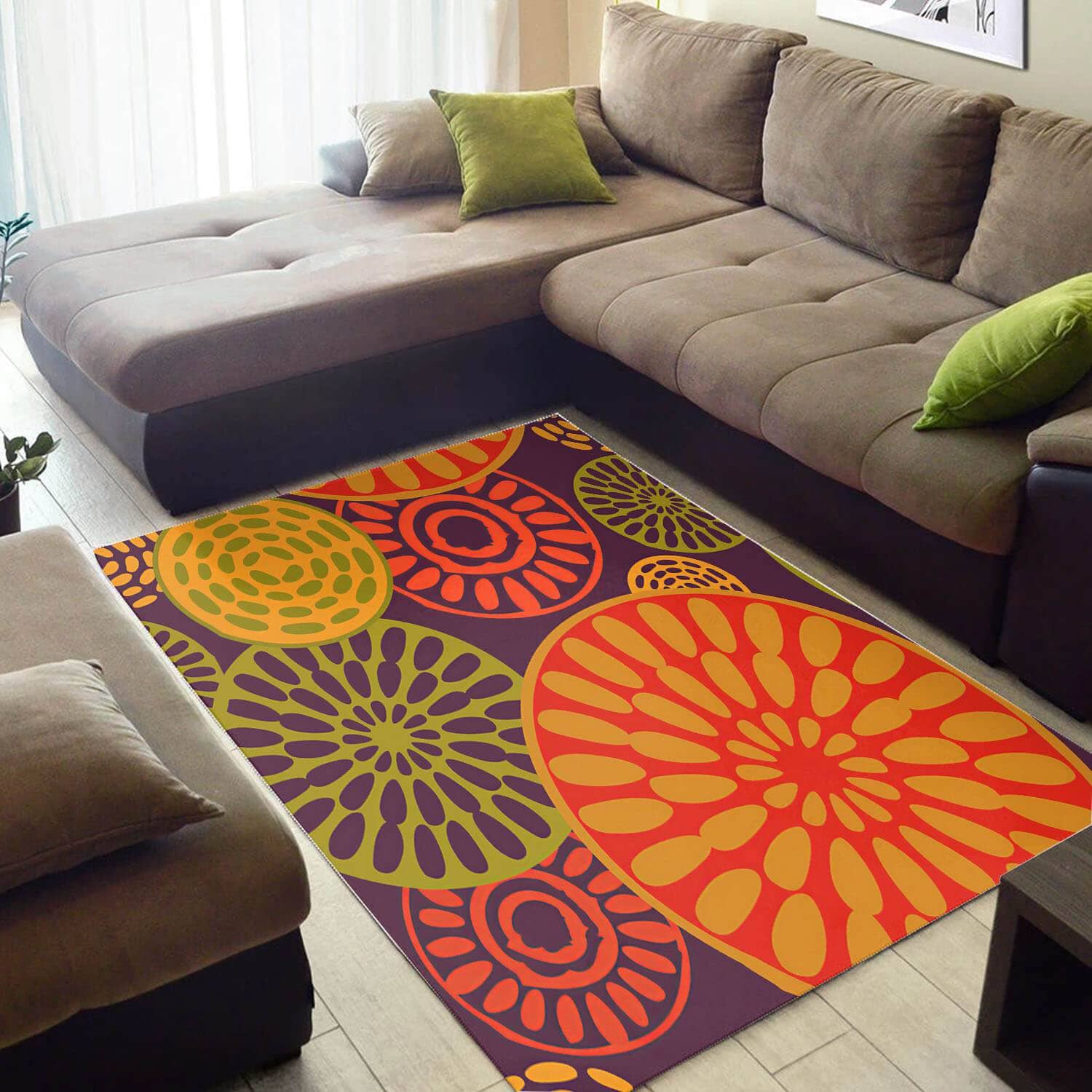 Inspired African American Holiday Style Seamless Pattern Large Carpet Room Rug