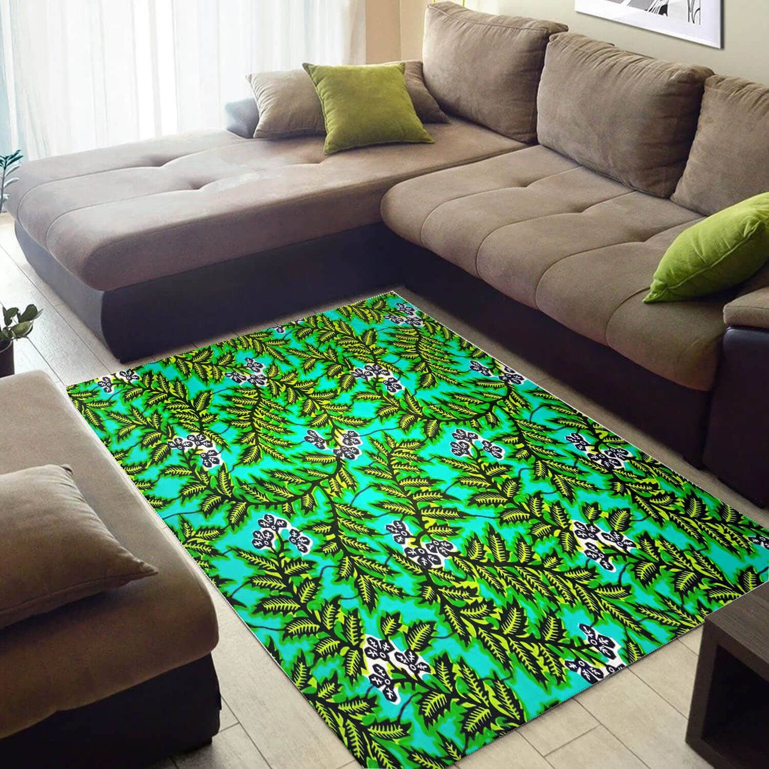 Inspired African Awesome Afrocentric Art Style Area Living Room Rug
