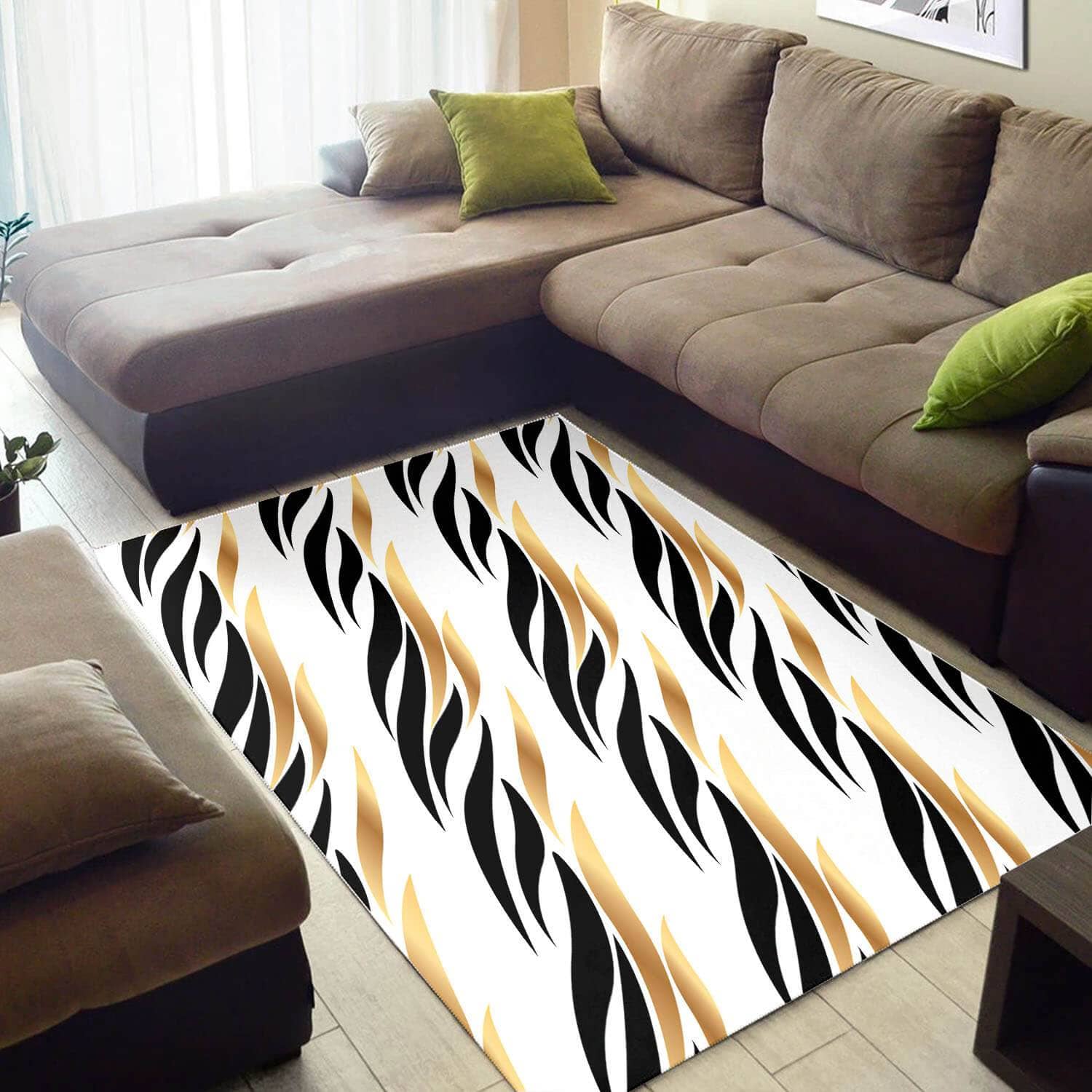 Inspired African Cool American Art Afrocentric Pattern Large Carpet Living Room Rug