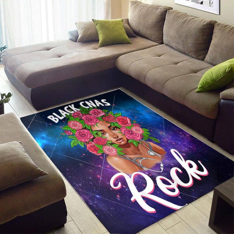 Inspired African Fancy Lady Themed Living Room Rug