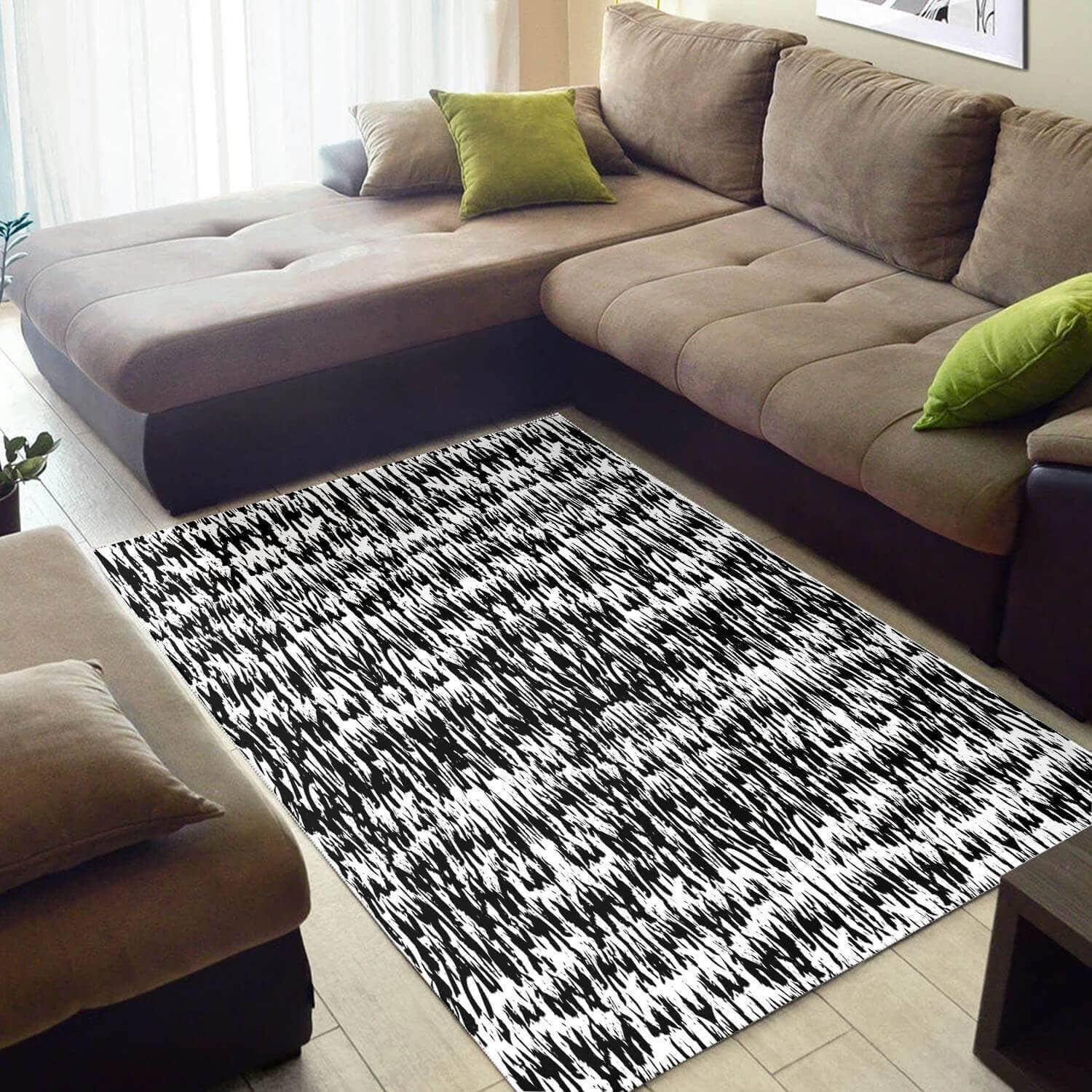 Inspired African Style Retro American Art Ethnic Seamless Pattern Floor Home Rug