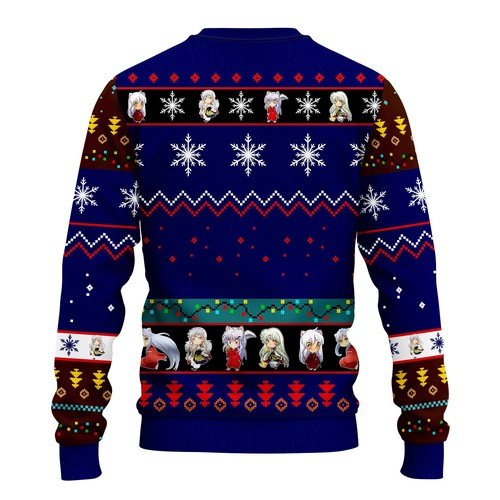 Inktee Store - Inuyasha Christmas Ugly Christmas Sweater Image