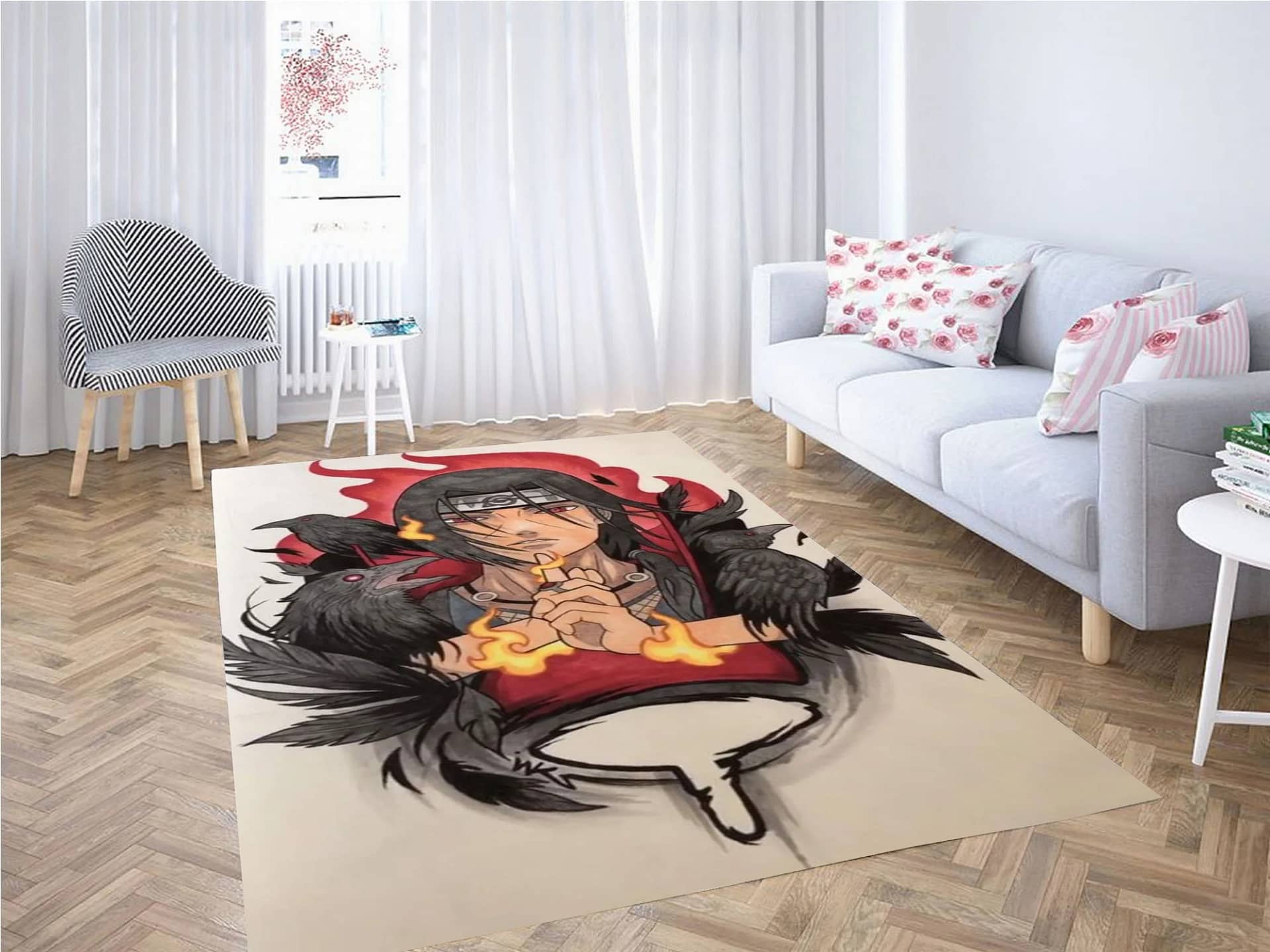 Itachi Wallpaper Carpet Rug