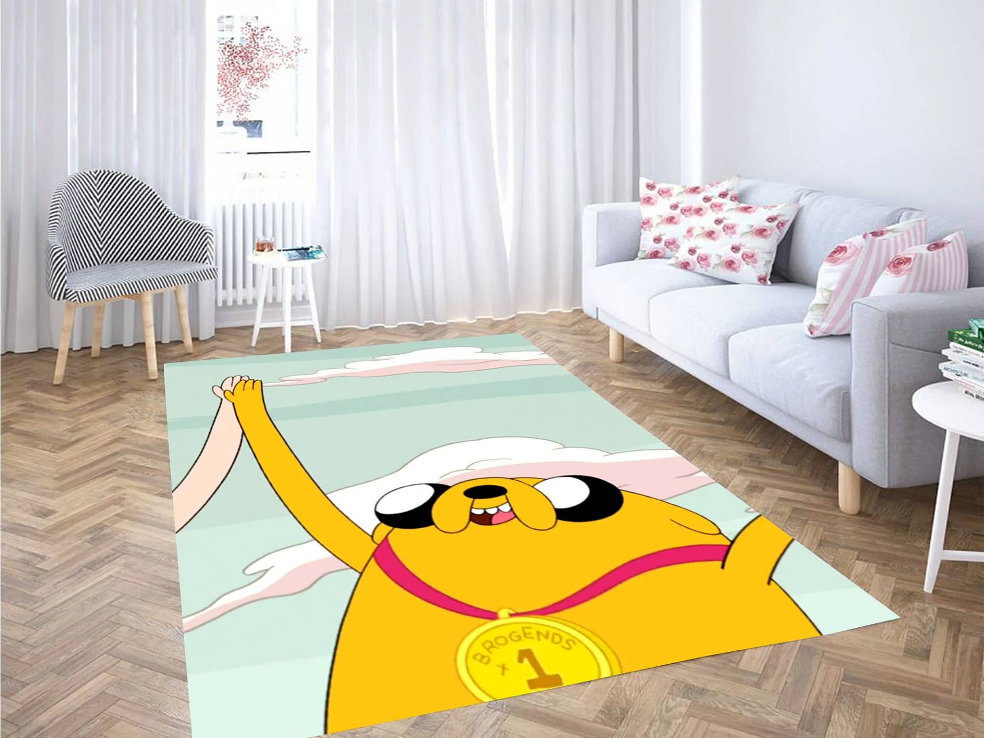 Jack Champions Adventure Time Carpet Rug