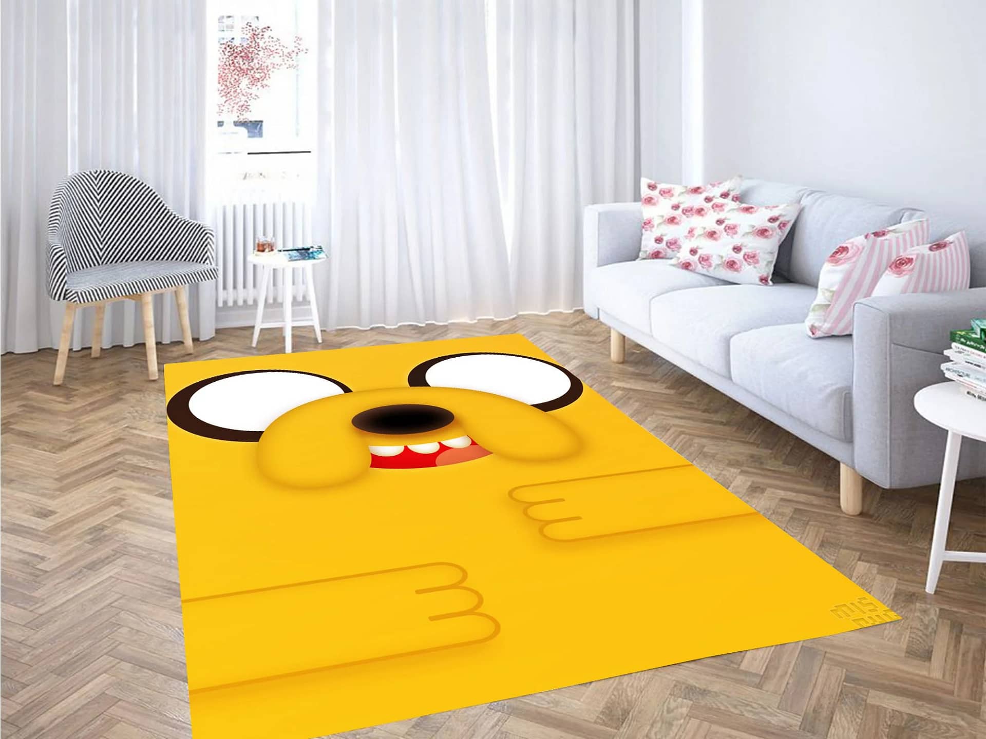 Jake Flat Adventure Time Carpet Rug