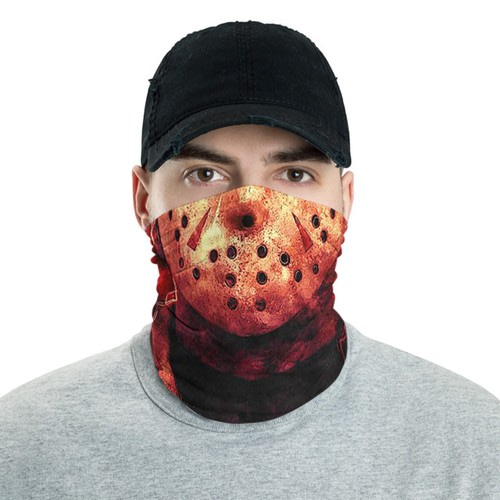 Jason Voorhees 4 Horror Halloween Neck Gaiter Bandana No2785 Face Mask
