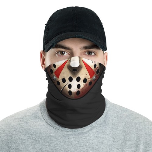 Jason Voorhees Horror Halloween Neck Gaiter Bandana No2787 Face Mask