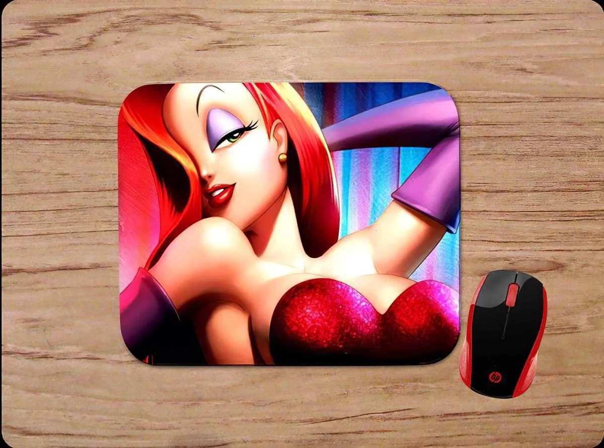 Jessica Who Framed Roger Rabit Mouse Pads