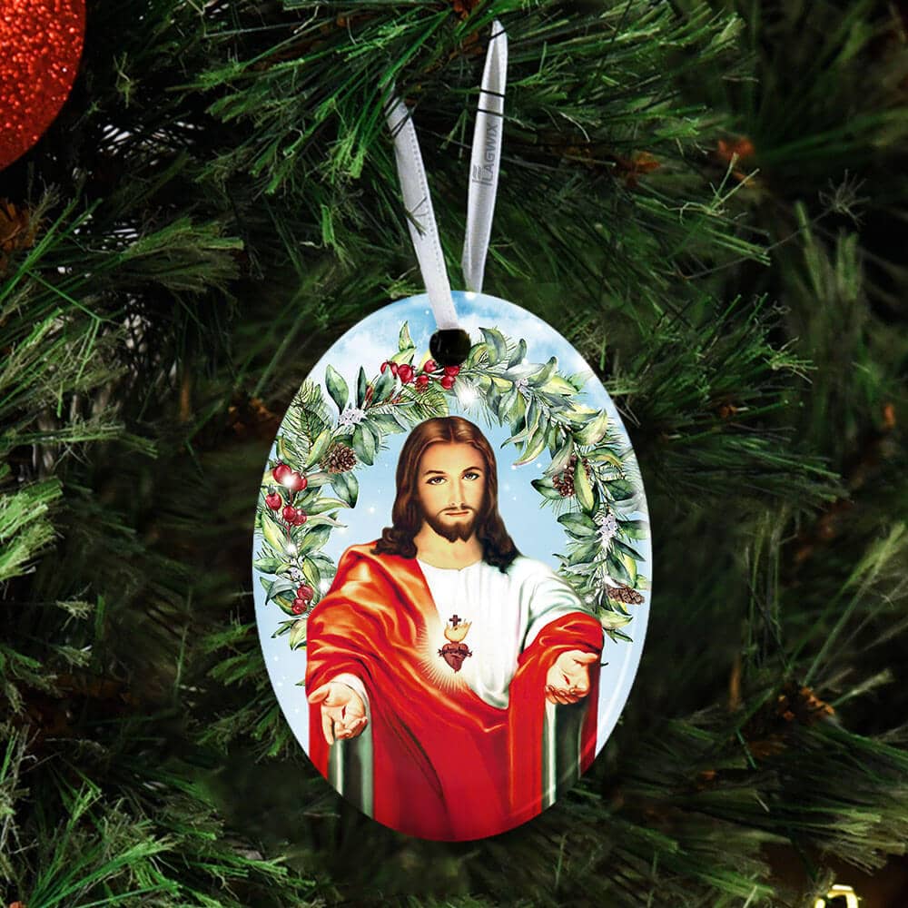 Jesus Christian Ceramic Star Ornament Personalized Gifts