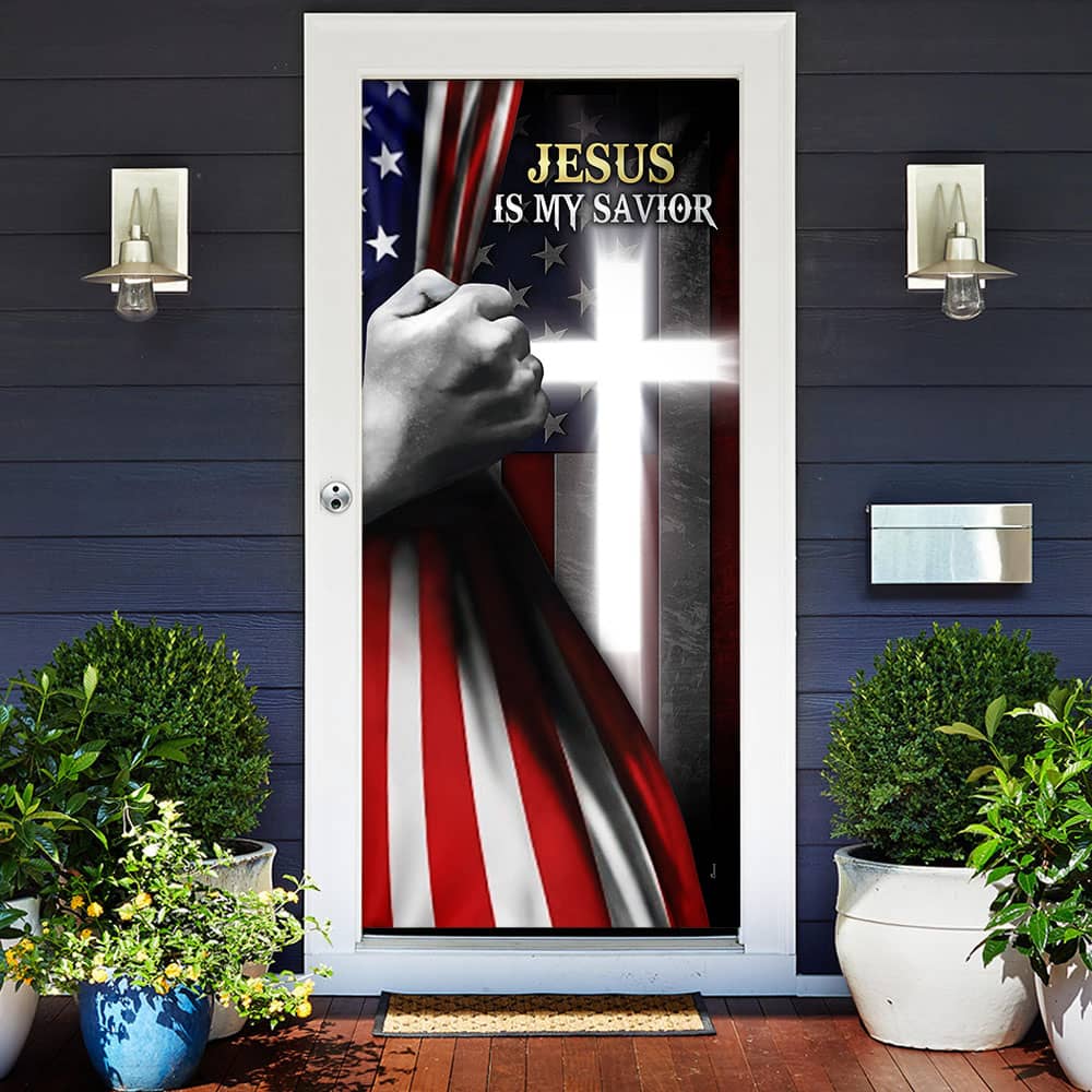 Inktee Store - Jesus Is My Savior No11 Door Cover Image
