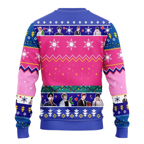 Inktee Store - Jin Bts Christmas Ugly Christmas Sweater Image