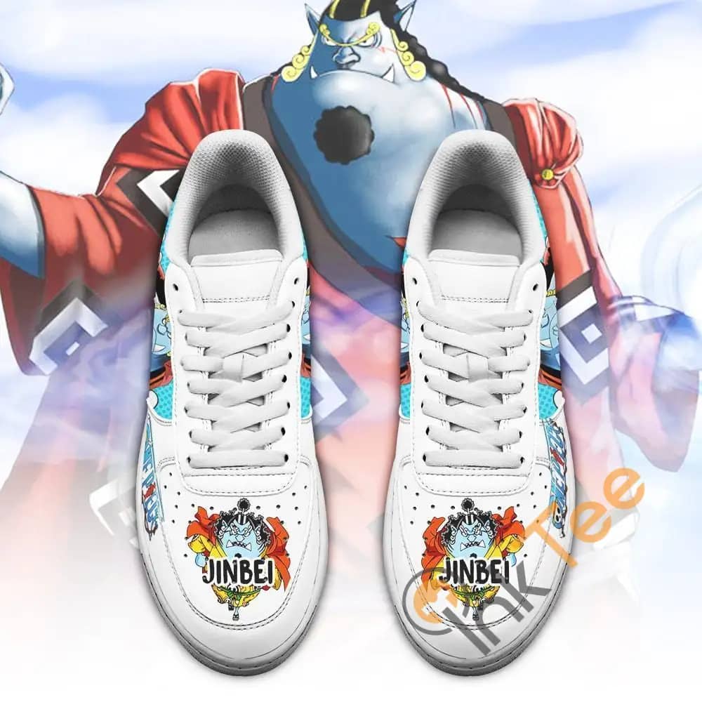 Jinbei Custom One Piece Anime Fan Amazon Nike Air Force Shoes
