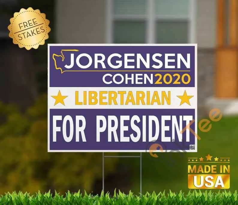 Jo Jorgensen For President Libertarian Yard Sign