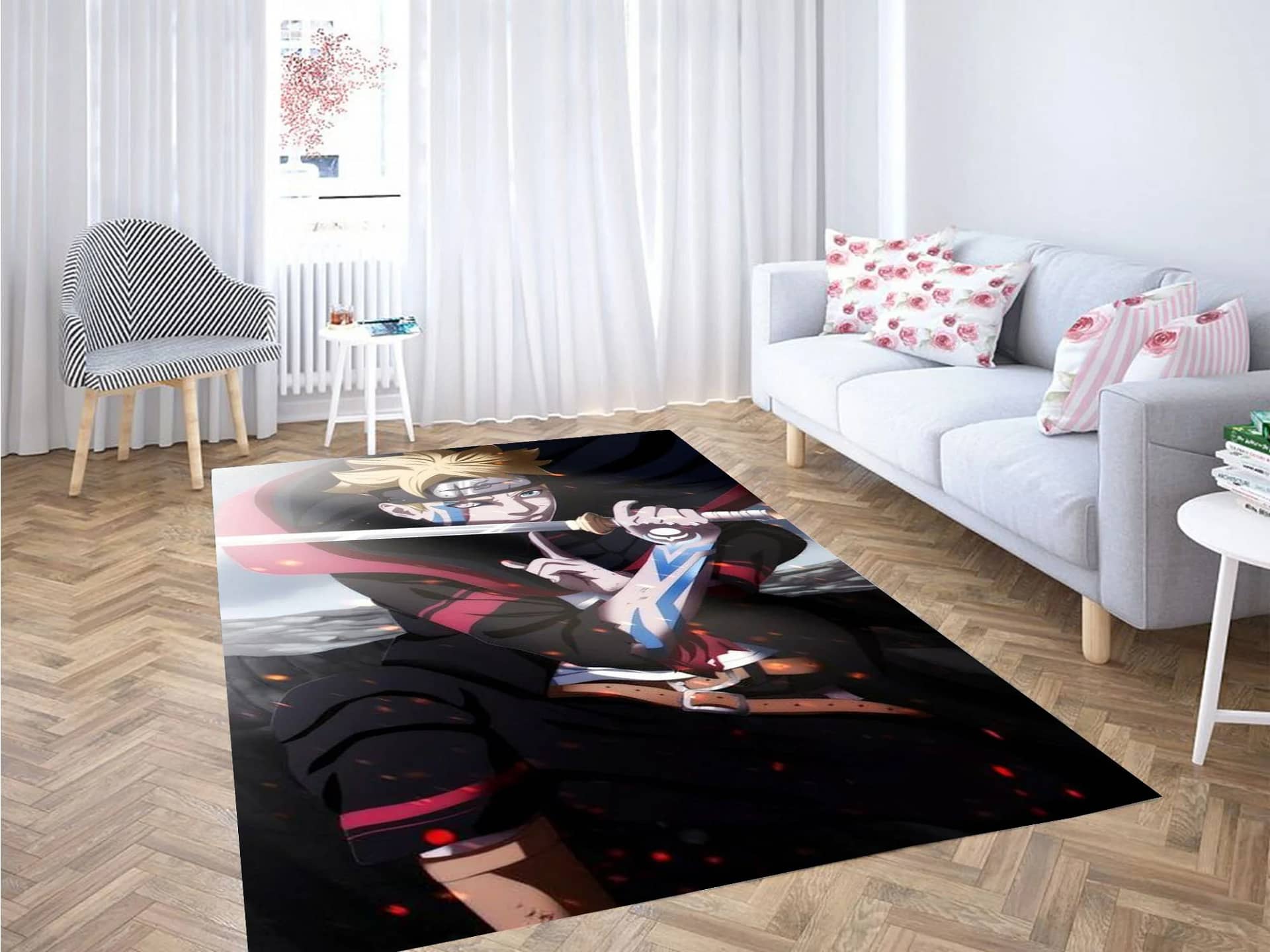 Jogam Boruto Wallpaper Carpet Rug