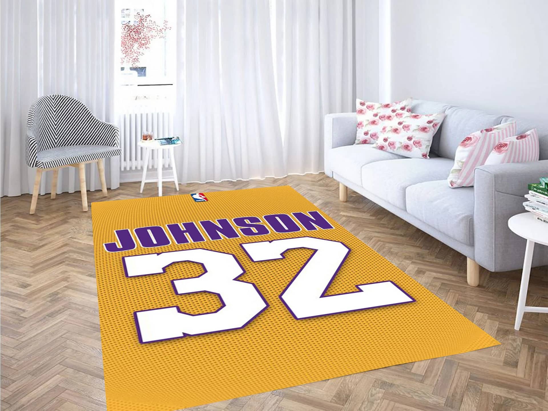 Johnson Yellow Wallpaper Carpet Rug