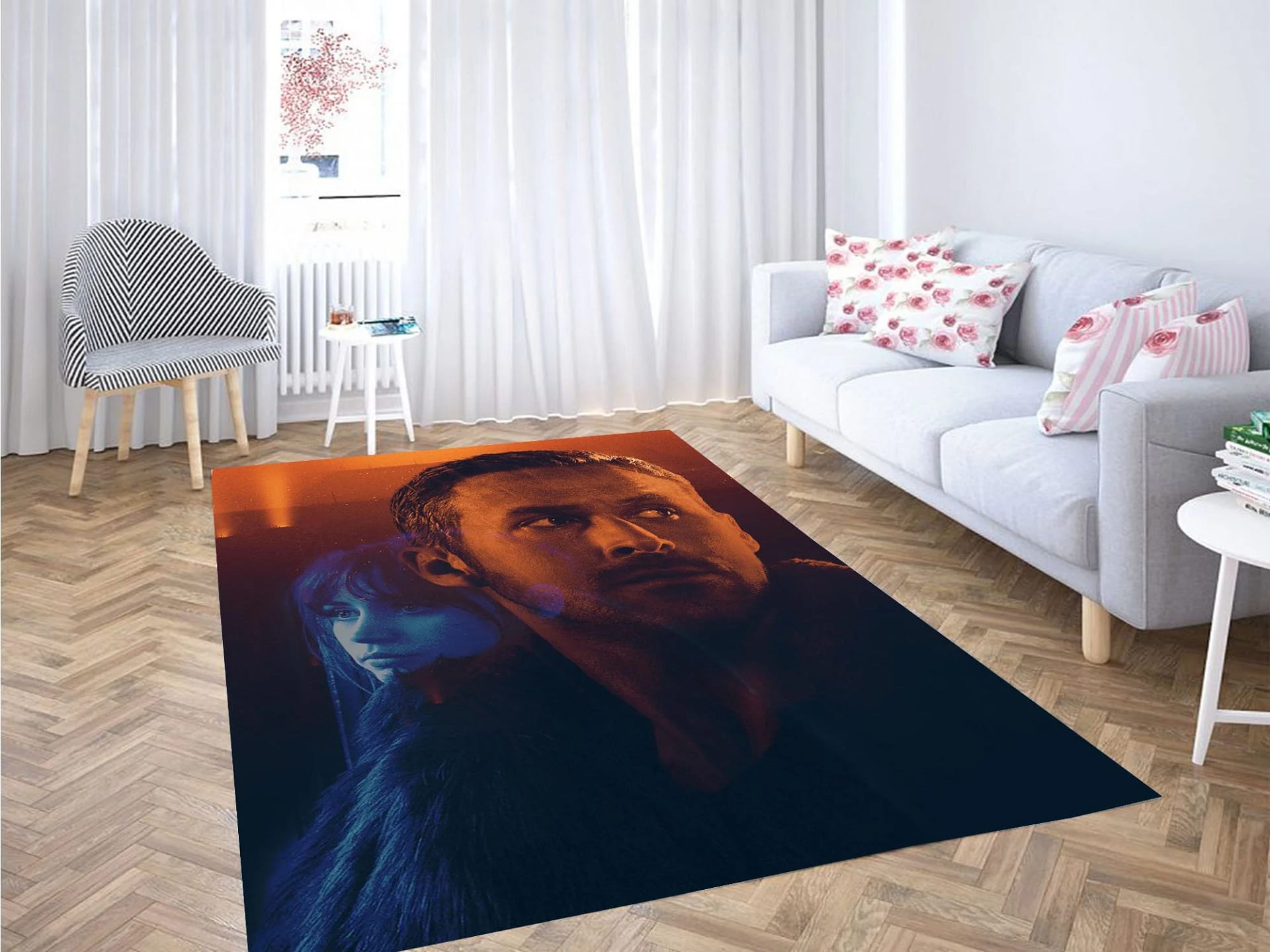 Joi And Officer K Blade Runner 2049 Carpet Rug