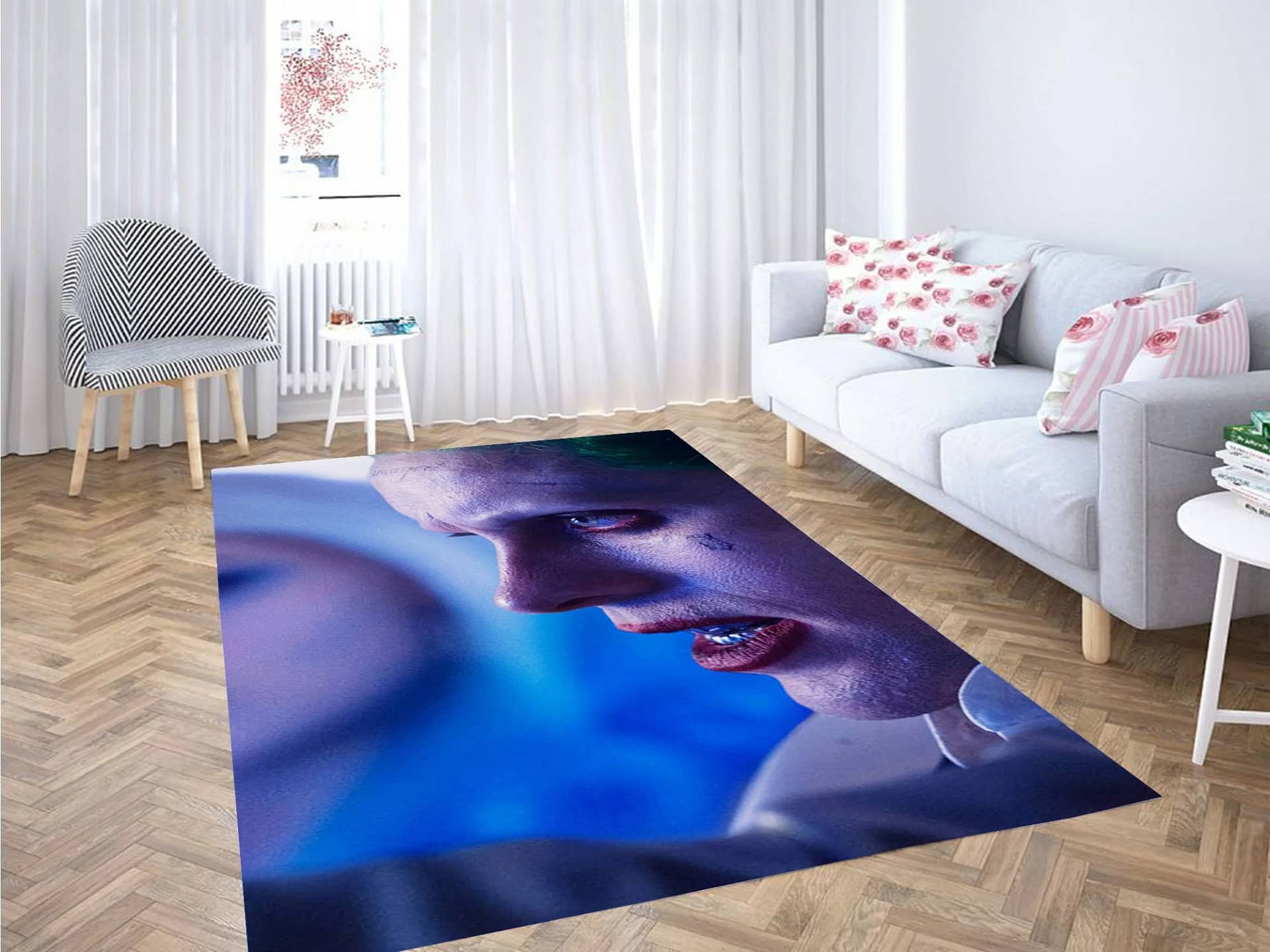 Joker And Harley Quinn Wallpaper Carpet Rug