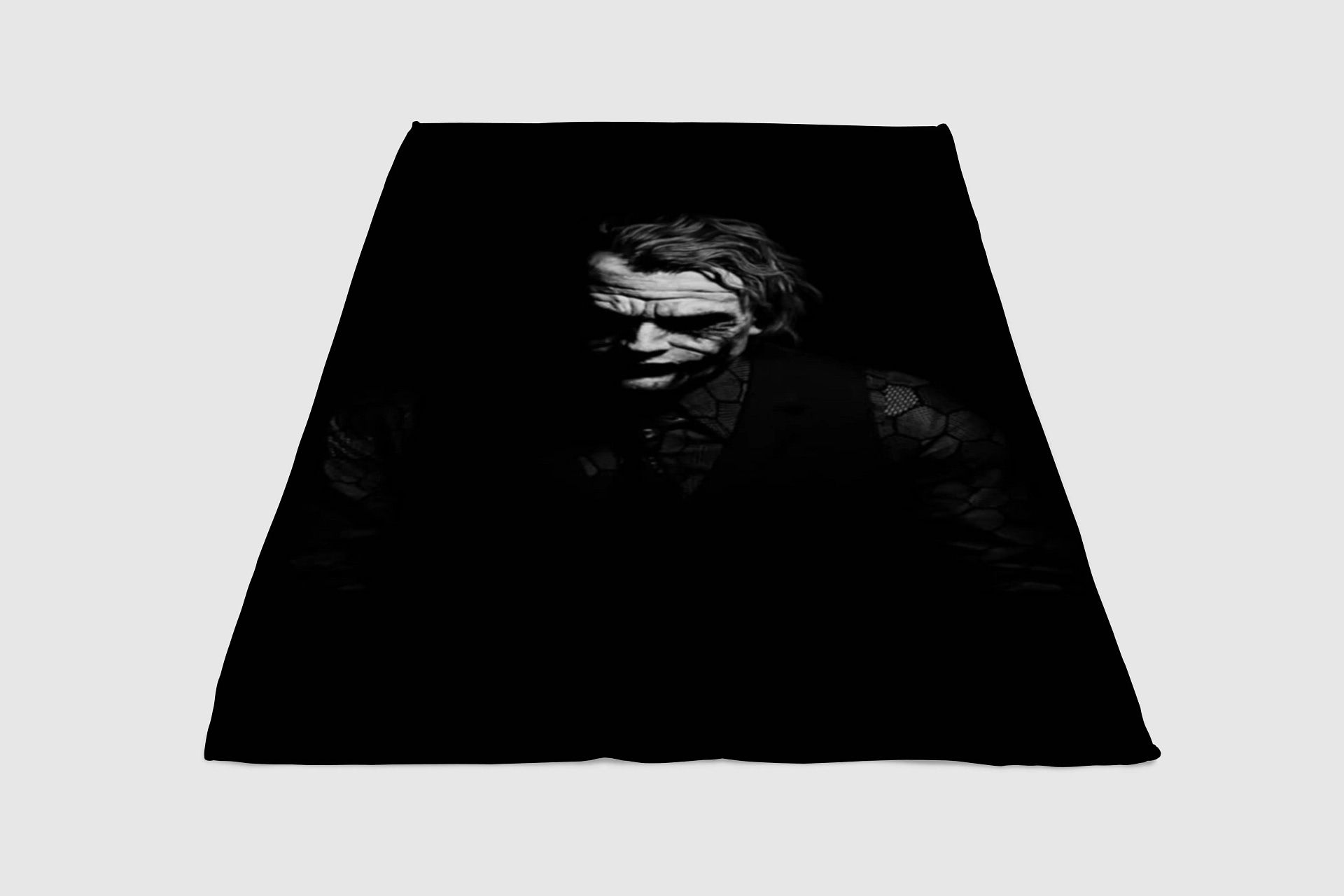 Joker Black Fleece Blanket