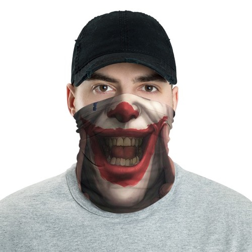 Joker Horror Halloween 2 Neck Gaiter Bandana No2801 Face Mask