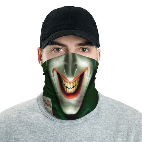 Joker Horror Halloween 5 Neck Gaiter Bandana No2803 Face Mask