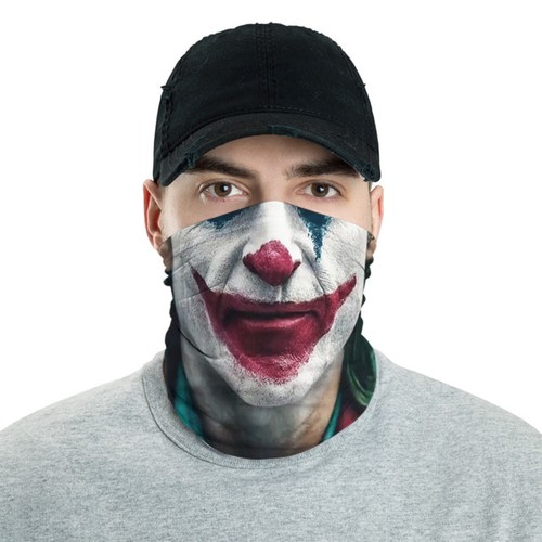 Joker Horror Halloween 7 Neck Gaiter Bandana No2805 Face Mask