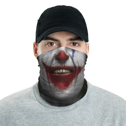 Joker Horror Halloween 8 Neck Gaiter Bandana No2806 Face Mask