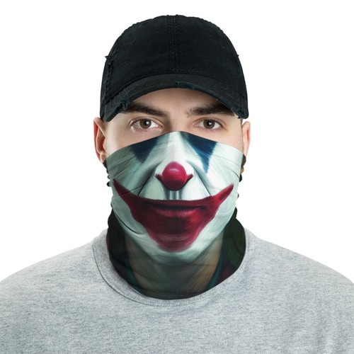 Joker Horror Halloween 9 Neck Gaiter Bandana No2807 Face Mask