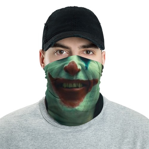 Joker Horror Halloween Neck Gaiter Bandana No2808 Face Mask