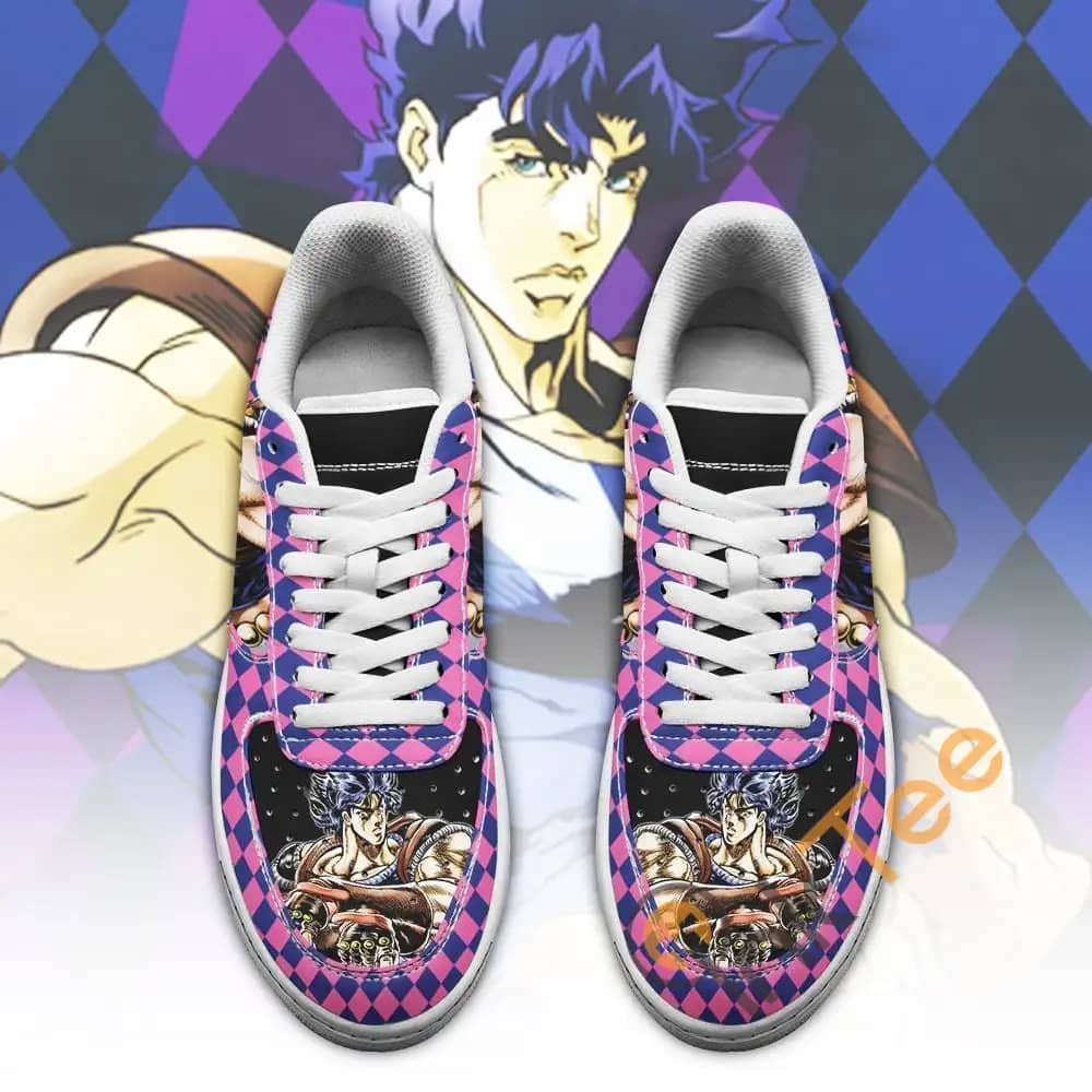 Jonathan Joestar Jojo Anime Fan Gift Idea Amazon Nike Air Force Shoes