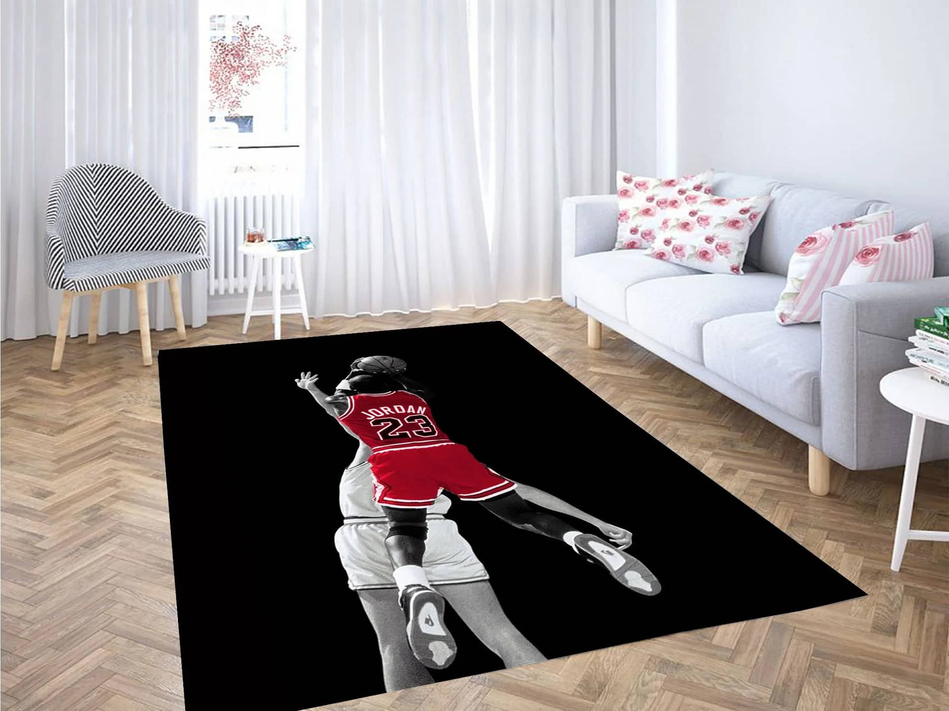 Jordan Player American Basketball Carpet Rug