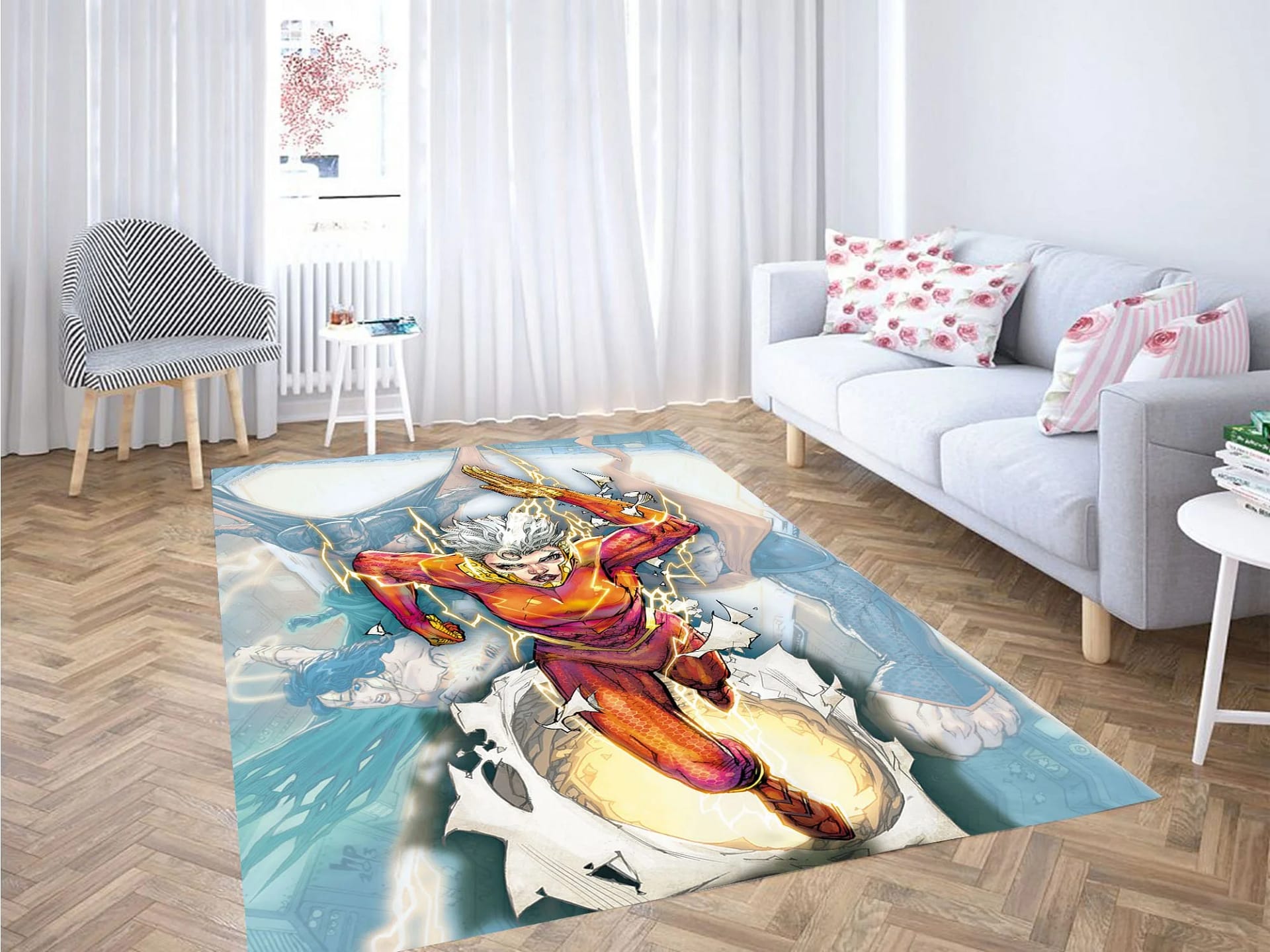 Justice League Character Carpet Rug