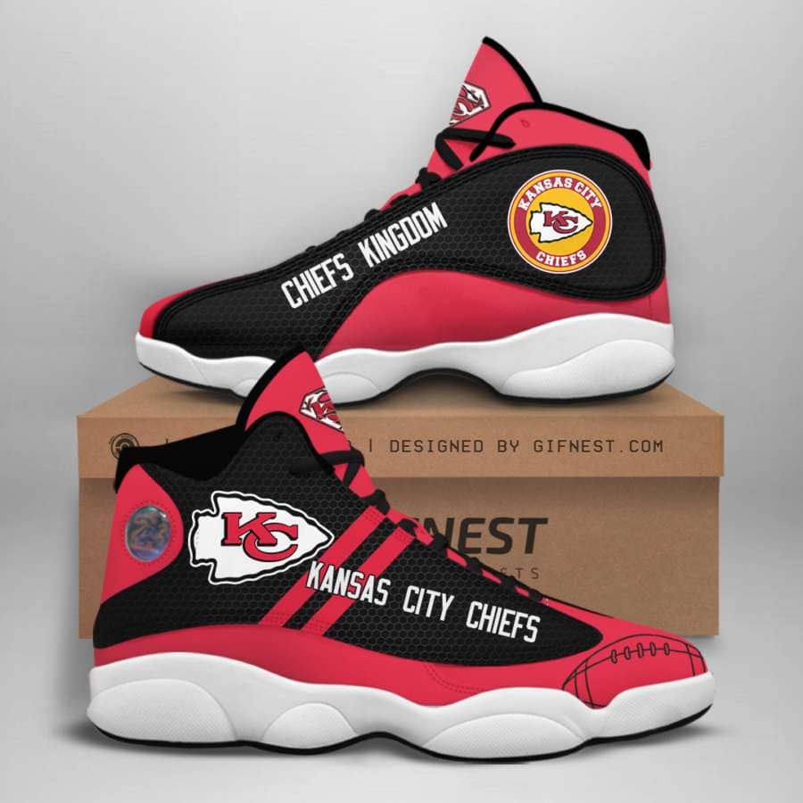 Kansas City Chiefs Custom No81 Air Jordan Shoes