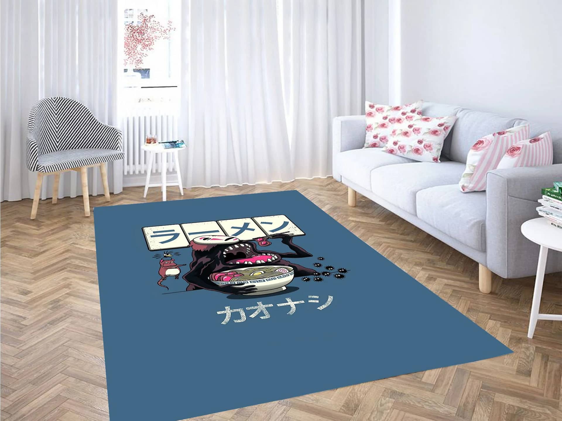 Kaonashi Eating Spirited Away Carpet Rug
