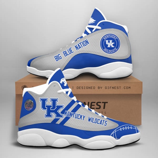Kentucky Wildcats Custom No83 Air Jordan Shoes