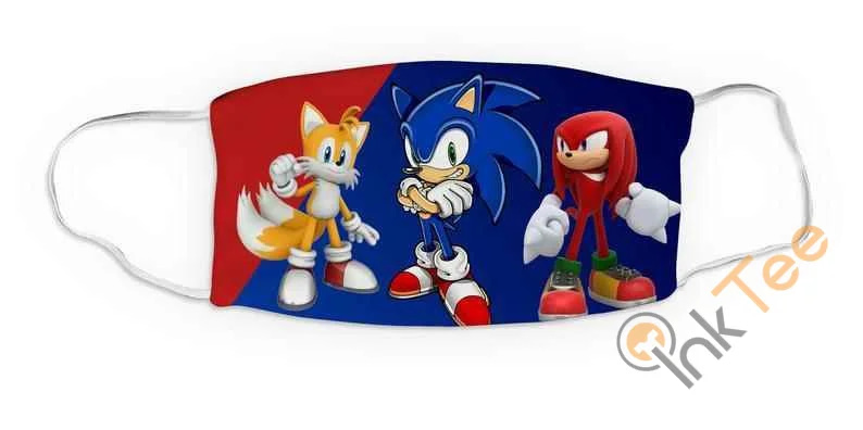 Kids Sonic Friends Reusable Washable 5078 Face Mask