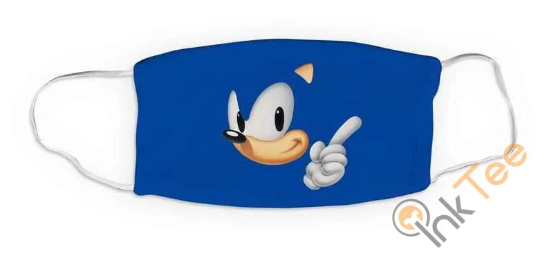 Kids Sonic Movie Reusable Washable 5092 Face Mask