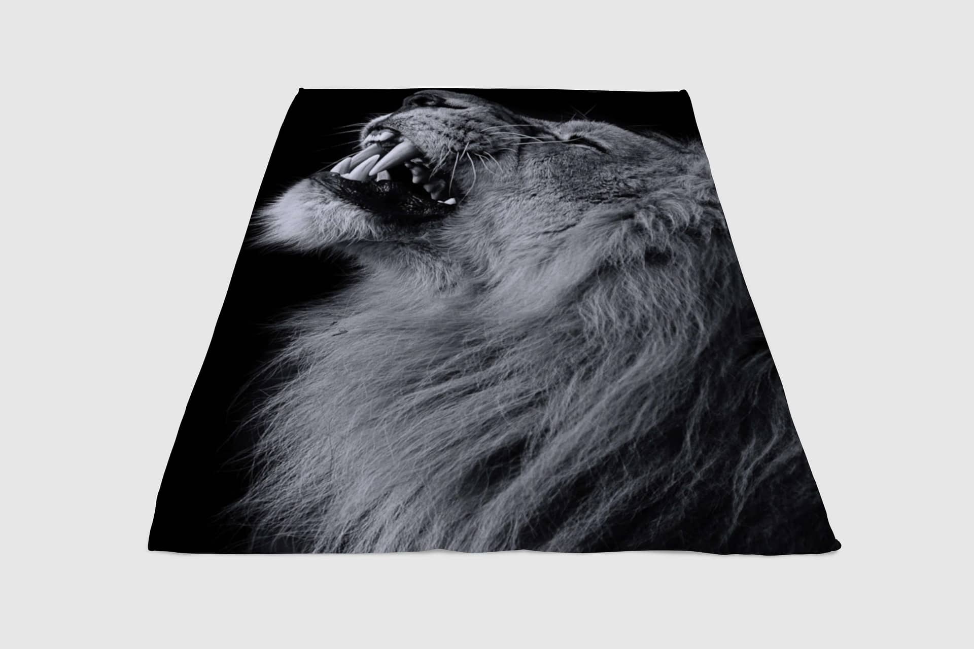 King Of Lion Fleece Blanket