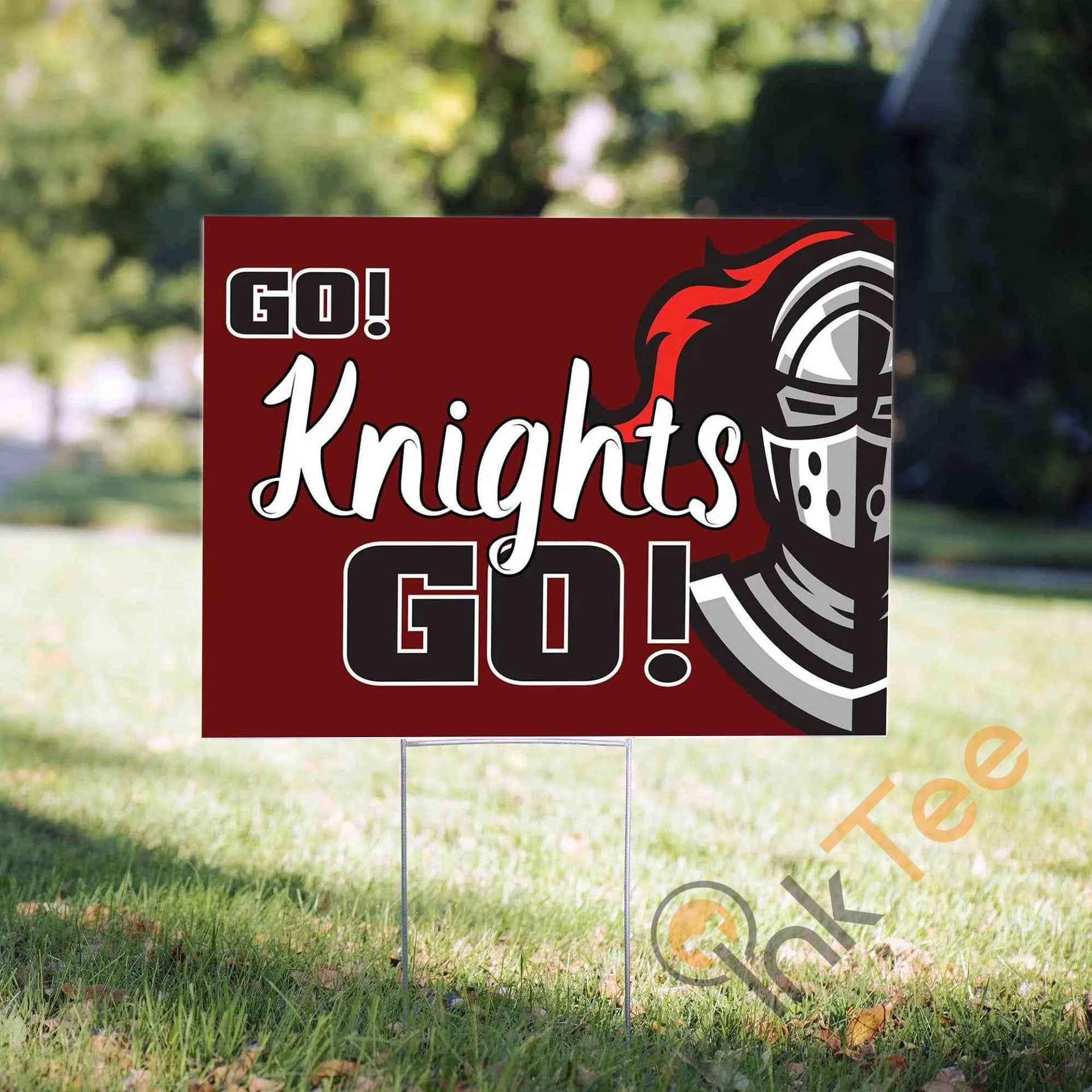 Knights Sports Mascot Yard Sign
