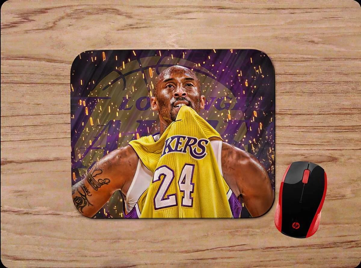 Kobe Bryant Lakers Basketball 24 Mouse Pads