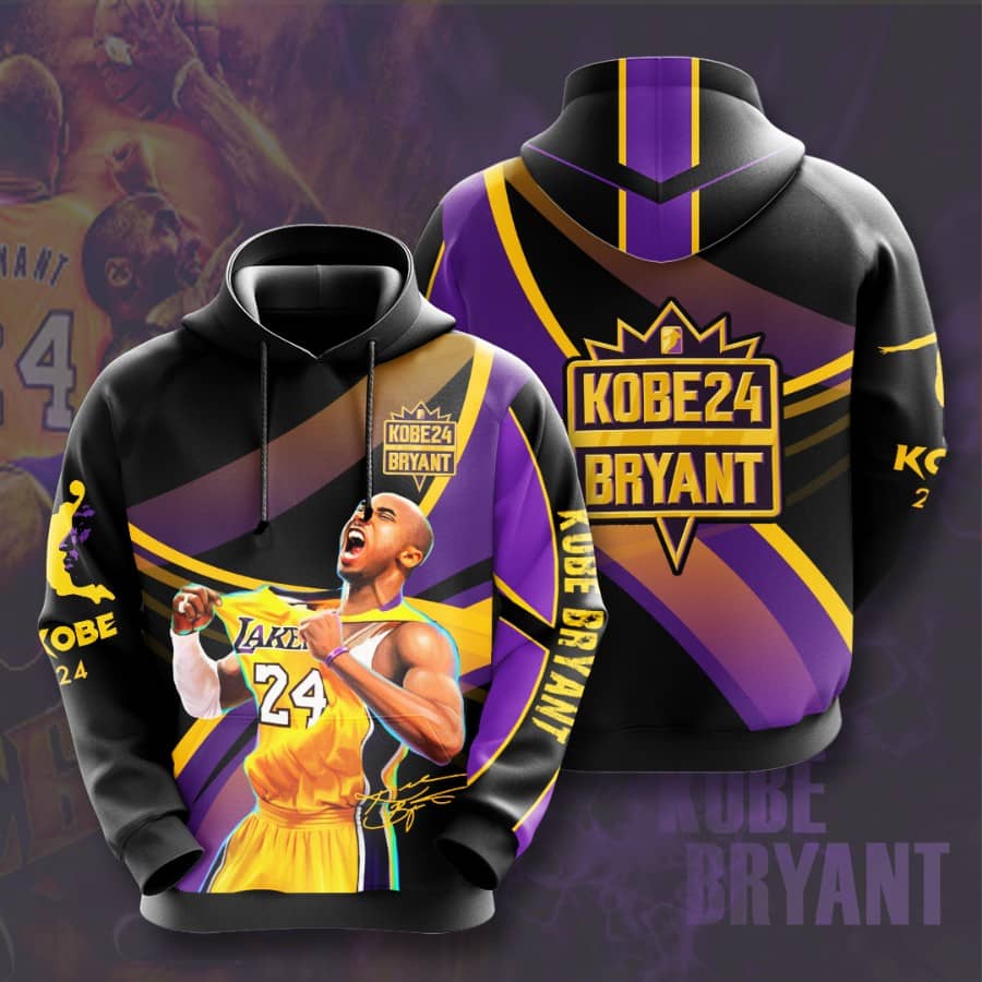 Kobe Bryant No968 Custom Hoodie 3D