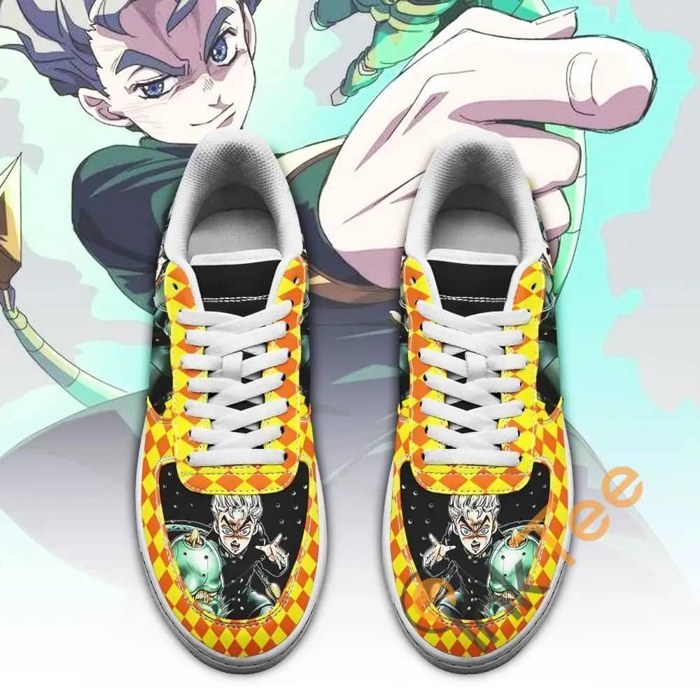 Koichi Hirose Jojo Anime Fan Gift Idea Amazon Nike Air Force Shoes